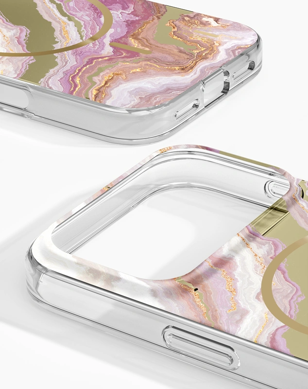 Aksesuarai/Ideal of Sweden iPhone 17 Pro Max MagSafe dėklas Mirror, Agate Halo, 2 nuotrauka